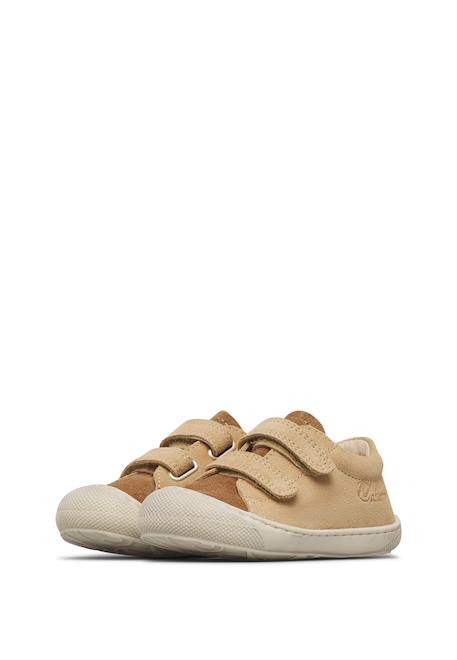 Chaussures en daim cocoon low vl Marron-sable+Rose- 5 - vertbaudet enfant 