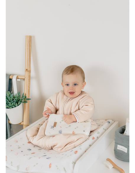 Gigoteuse en mousseline de coton bio Ecru 2 - vertbaudet enfant 