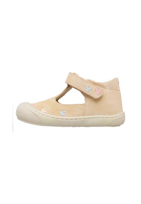 Sandales en daim indis embr Vanille- 3 - vertbaudet enfant 