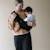 Porte-bébé boba buddy Gris+Noir 10 - vertbaudet enfant 