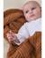 Couverture en tricot bio Bleu+Marron+Rose 10 - vertbaudet enfant 