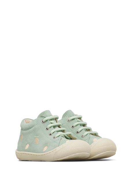 Chaussures en suède cocoon embr.lemonsoda Rose poudré-+Sable-+Vert menthe- 12 - vertbaudet enfant 