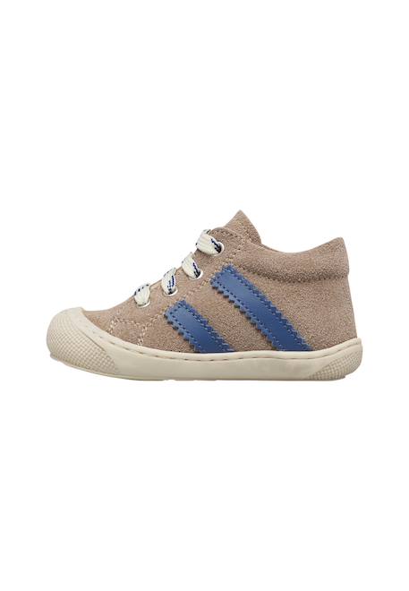 Chaussures en suède macks 3 Céleste-blanc crème+Gris tourterelle-bleu+Rose-blanc crème 8 - vertbaudet enfant 