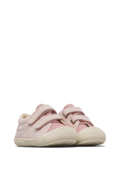 Chaussures en daim cocoon low vl Marron-sable+Rose- 7 - vertbaudet enfant 