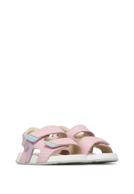 Sandales en cuir jompo. Beige-+Rose-lilas 7 - vertbaudet enfant 
