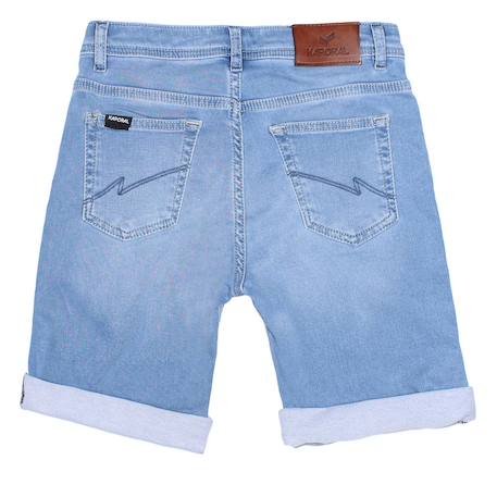 Short en jean garçon decoxe Bleu+Gris 2 - vertbaudet enfant 