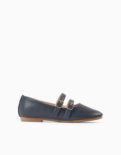 Chaussures-Ballerines à brides avec boucle décorative