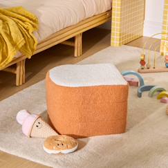 Chambre et rangement-Pouf bouclette french toast - tostie