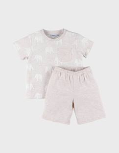 Bébé-Pyjama, surpyjama-Pyjama bébé coton jacquard