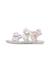 Sandales en cuir avec imprimé fleuri sky Blanc-rose 3 - vertbaudet enfant 