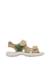 Sandales en cuir avec étoile dock Beige-+Bleu-jaune+Céleste-orange 1 - vertbaudet enfant 