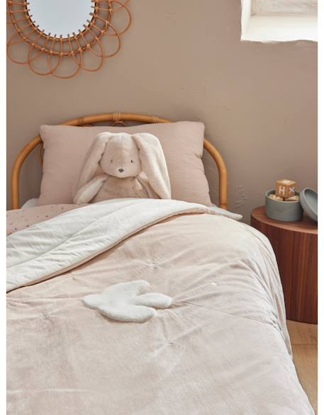 Couverture  veloudoux® - colombe Beige 5 - vertbaudet enfant 