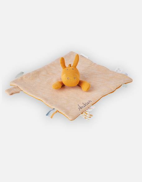 Doudou paco en coton bio Orange 3 - vertbaudet enfant 