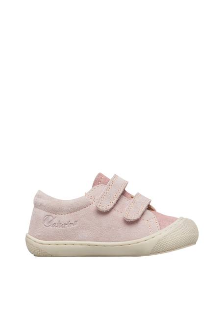Chaussures en daim cocoon low vl Marron-sable+Rose- 6 - vertbaudet enfant 