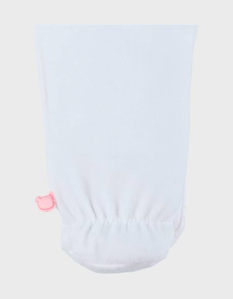 Pyjama bébé velours brodé Blanc 4 - vertbaudet enfant 