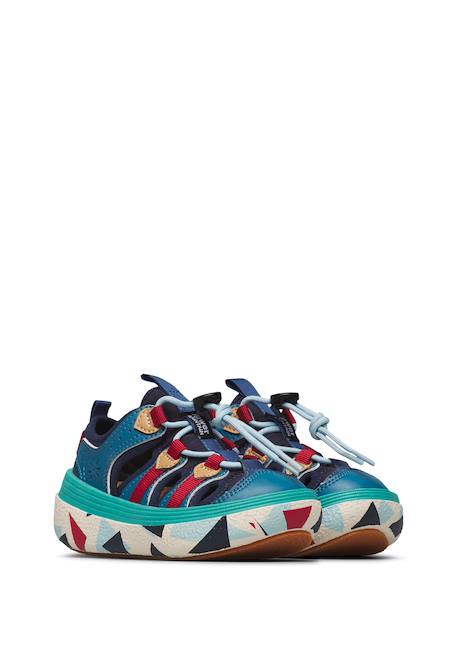 Sandales semi chomei junior. Marine-bordeaux 2 - vertbaudet enfant 