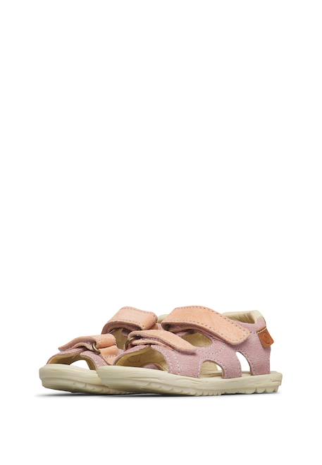 Sandales en daim sky Rose-+Sable-orange+Vert olive- 5 - vertbaudet enfant 