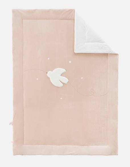 Couverture  veloudoux® - colombe Beige 1 - vertbaudet enfant 
