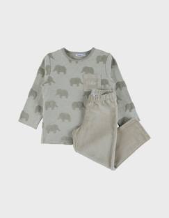 Pyjama bébé coton jacquard  - vertbaudet enfant