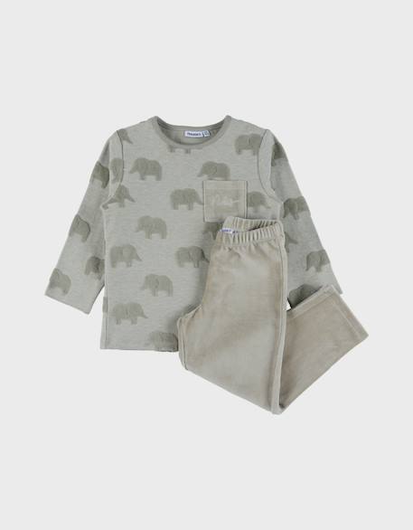 Garçon-Pyjama bébé coton jacquard