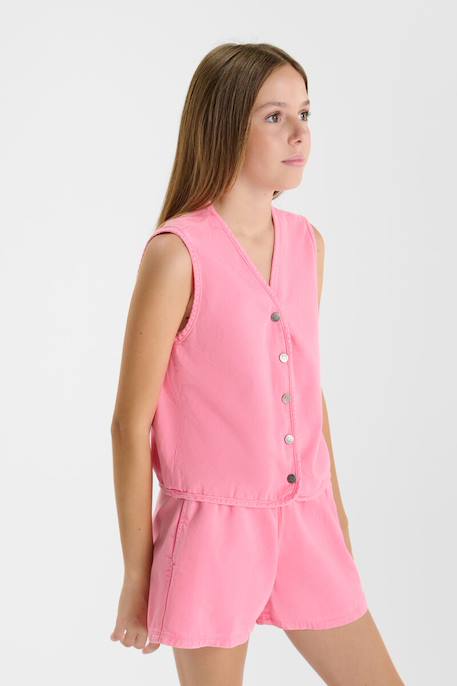 Gilet bandol Fluo pink 3 - vertbaudet enfant 