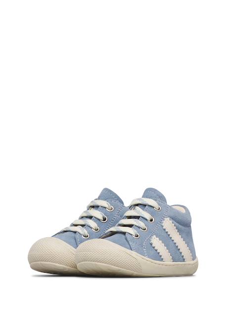 Chaussures en suède macks 3 Céleste-blanc crème+Gris tourterelle-bleu+Rose-blanc crème 5 - vertbaudet enfant 