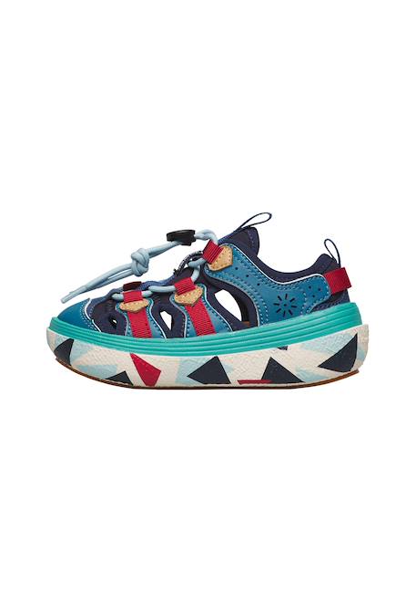 Sandales semi chomei junior. Marine-bordeaux 3 - vertbaudet enfant 