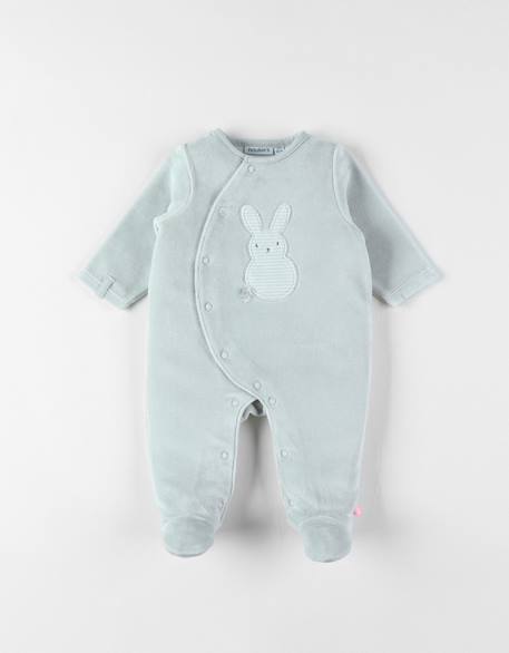 Bébé-Pyjama en velours côtelé lapin
