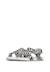 Sandales en cuir avec imprimé animalier salny. Blanc-noir 5 - vertbaudet enfant 