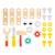 Boite à outils en bois fsc Multicolore 4 - vertbaudet enfant 