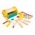 Boite à outils en bois fsc Multicolore 3 - vertbaudet enfant 