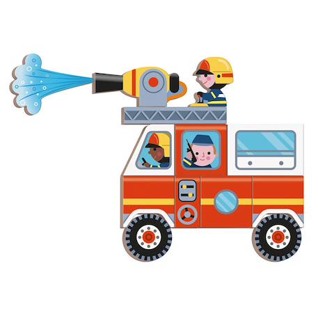 Magneti'book pompiers Multicolore 4 - vertbaudet enfant 