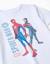 Pyjama court avec imprimé qui brille dans le noir spider-man Blanc 3 - vertbaudet enfant 