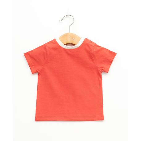 Ensemble salopette + haut 100% coton bébé garçon Fond blanc casse raye bleu 5 - vertbaudet enfant 