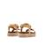 Sandales filles synthétique boucle Beige 3 - vertbaudet enfant 