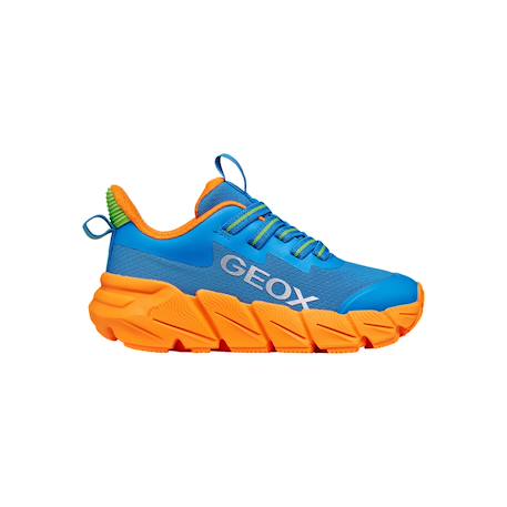 Baskets basses à lacets Bleu clair   lime+Bleu clair   orange 7 - vertbaudet enfant 