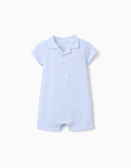 Bébé-Combishort en coton à rayures