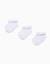 Lot de 3 paires de socquettes avec détail en dentelle Blanc 1 - vertbaudet enfant 