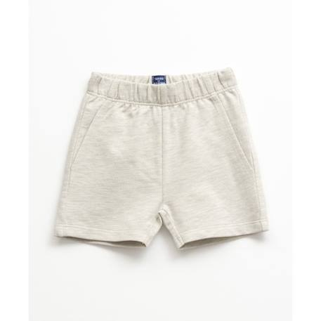 Ensemble short + haut 100% coton bébé garçon Gris chine clair 5 - vertbaudet enfant 