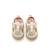 Sandales filles synthétique fermeture adhésive barefoot Khaki+Sand 2 - vertbaudet enfant 