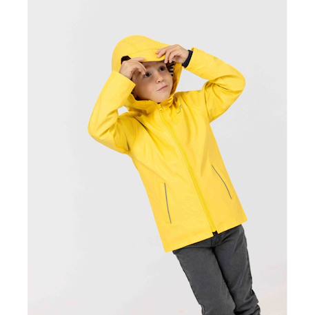 Ciré imperméable à capuche garçon Jaune 5 - vertbaudet enfant 