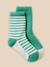 Lot de 2 paires de chaussettes à côtes bébé Chlorophyle 1 - vertbaudet enfant 