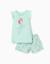 Pyjama en coton avec imprimés la petite sirène Bleu clair 1 - vertbaudet enfant 