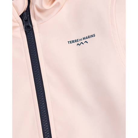 Ciré imperméable à capuche fille Rose poudre 5 - vertbaudet enfant 