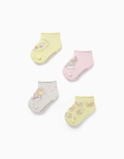 -Lot de 4 paires de socquettes looney tunes