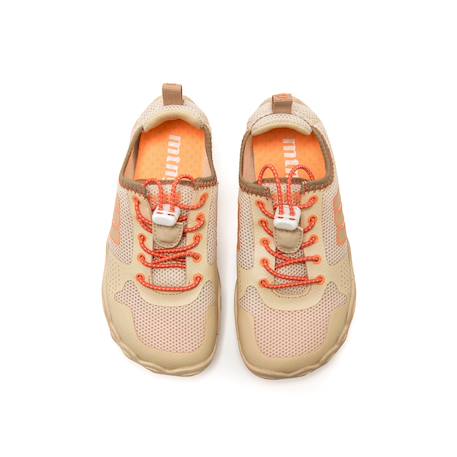 Sneakers filles synthétique lacets Beige+Light blue 2 - vertbaudet enfant 