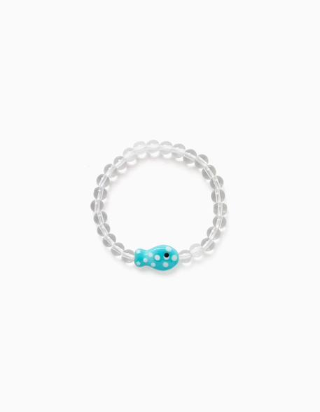 Fille-Accessoires-Bracelet avec perles et pendentif en forme de poisson