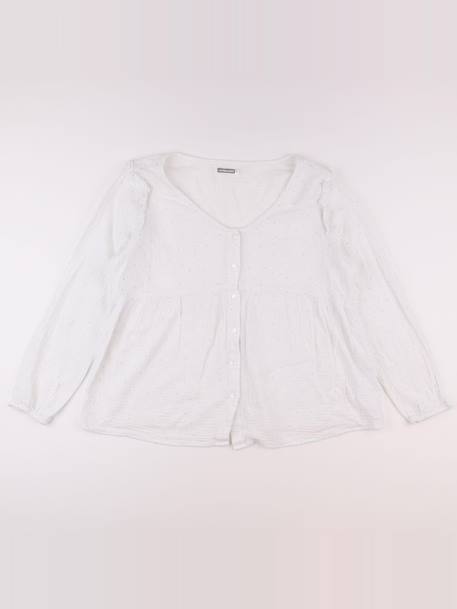 Chemise grossesse - 48 Blanc 1 - vertbaudet enfant 