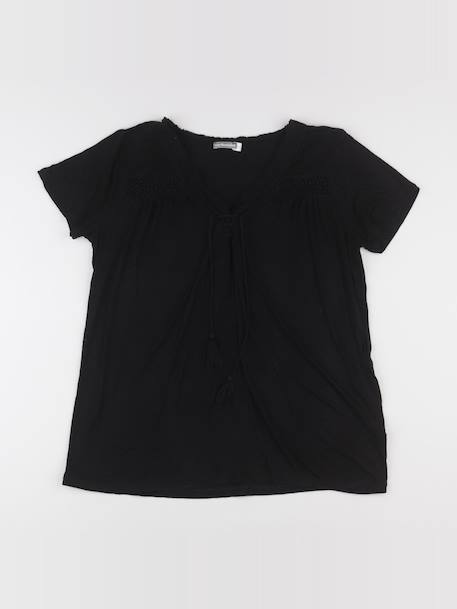 Tee-shirt grossesse - 38 Noir 1 - vertbaudet enfant 