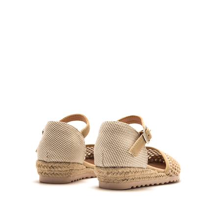 Sandales filles synthétique boucle Beige+Yellow 3 - vertbaudet enfant 